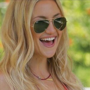 LIKE NEW RayBan Aviator RB3025 G15 Green Lens Ray ban Sunglasses